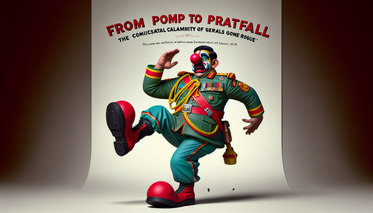 From Pomp to Pratfall: The Comical Calamity of Generals Gone Rogue